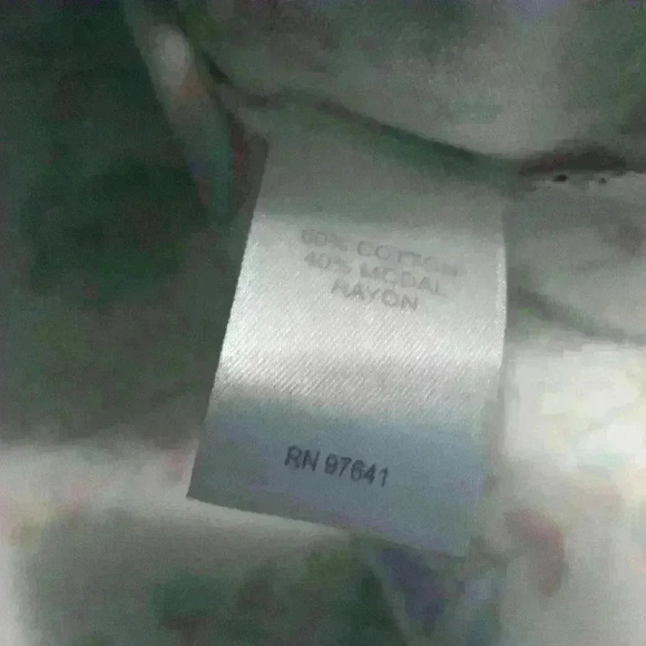 J. JILL midi skirt white with pink and teal Floral Pattern boho Leisure modal so - Picture 6 of 8